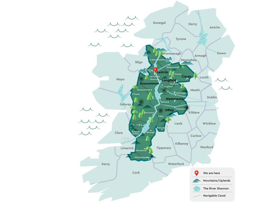 Map of Ireland